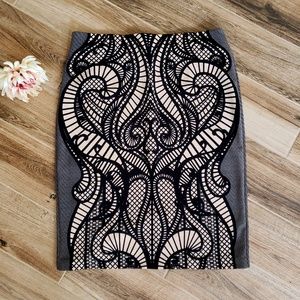 Paisley Pencil Skirt